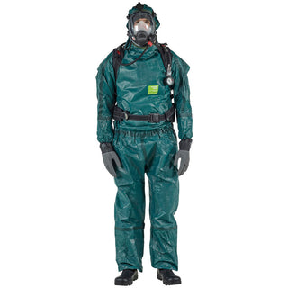 Small Green Chemical-Resistant Protective Garment - Ansell GR40-T-92-151-02
