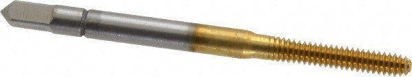 #4-40 UNC High-Speed Steel Tap, TiN - Balax 10725-01T