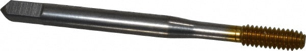 #8-32 UNC High-Speed Steel Tap, TiN - Balax 11625-01T