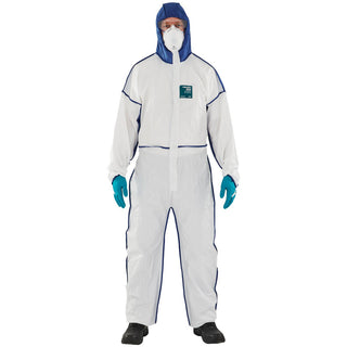2X-Large Blue; White Protective Garment - Ansell WN18-B-92-195-06