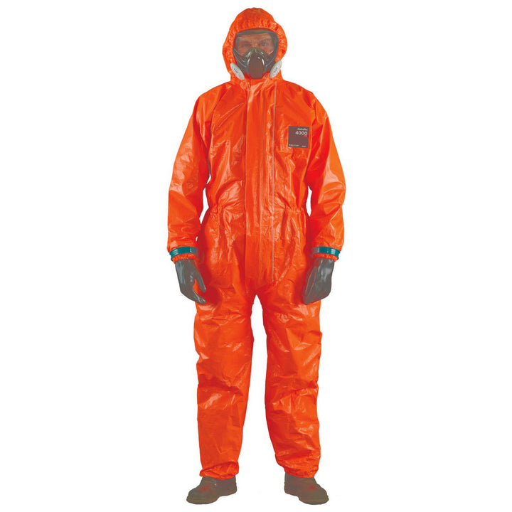 Small Orange Flame-Retardant; High Visibility; Chemical Resistant Protective Garment - Ansell OR47-T-92-111-02
