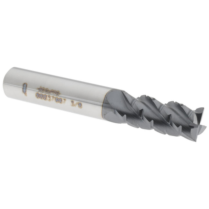 0.3750" 4-Flute Solid Carbide Square End Mill, AlTiN - Accupro 12184986