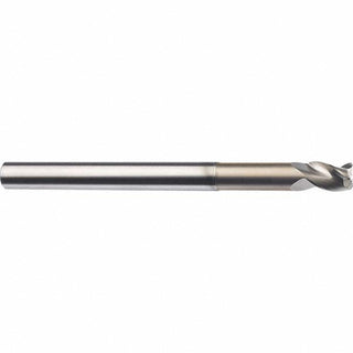 1/2" 3-Flute Solid Carbide Corner Radius End Mill, TIB2 - SGS 35687