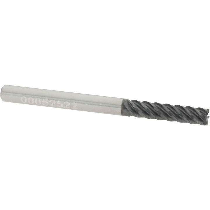 1/8" 5-Flute Solid Carbide Square End Mill, AlTiN - Accupro 95168268