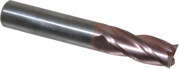 7/16" 4-Flute Solid Carbide Square End Mill, TiCN - SGS 35510