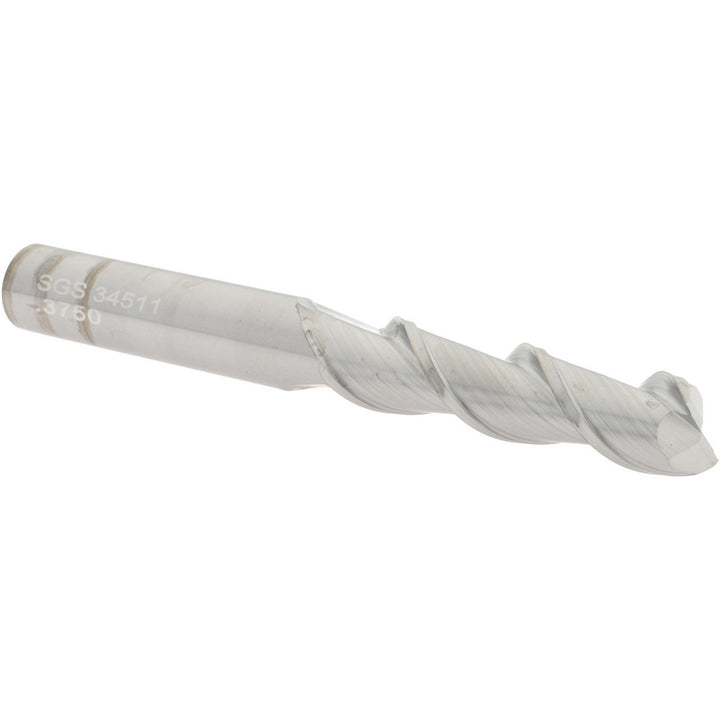 3/8" 2-Flute Solid Carbide Square End Mill - SGS 34511