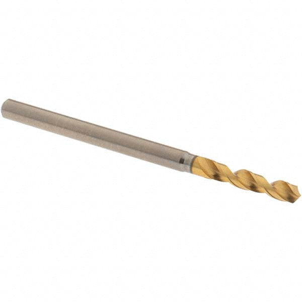 0.1063" High Speed Steel Screw Machine Drill Bit, Coated, 130° point - OSG 61527
