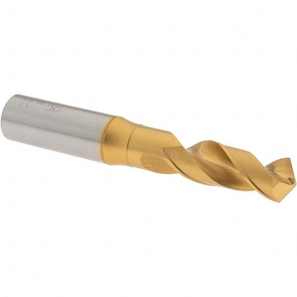0.6693" High Speed Steel Screw Machine Drill Bit, Coated, 120° point - OSG 61670