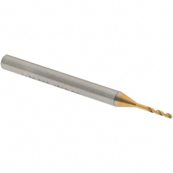 0.0343" High-Speed Steel Screw Machine Drill Bit, TiN, 150° point - OSG 8595087