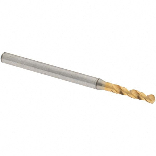 0.0894" High-Speed Steel Screw Machine Drill Bit, TiN, 130° point - OSG 8595227