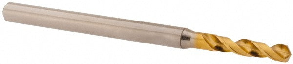 0.0925" High Speed Steel Screw Machine Drill Bit, Coated, 130° point - OSG 8595235