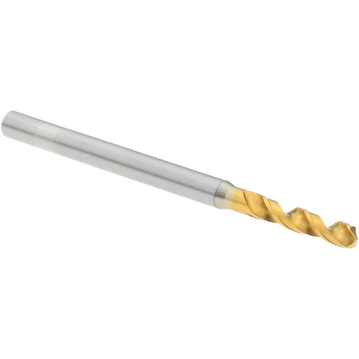 0.0965" High-Speed Steel Screw Machine Drill Bit, TiN, 130° point - OSG 8595245