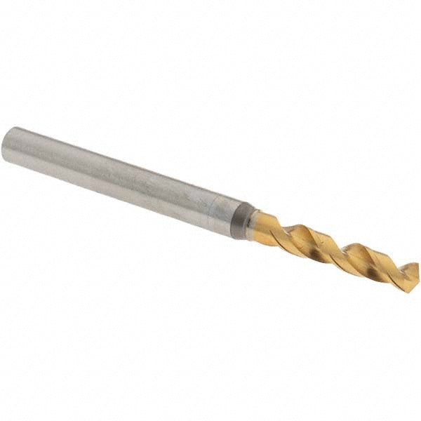 0.1240" High Speed Steel Screw Machine Drill Bit, Coated, 130° point - OSG 8595315
