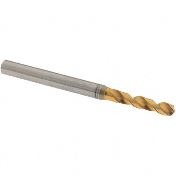 0.1272" High Speed Steel Screw Machine Drill Bit, Coated, 130° point - OSG 8595323