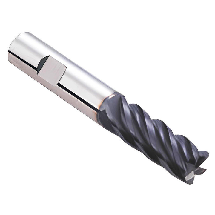 5/8" 5-Flute Solid Carbide Corner Radius & Corner Chamfer End Mill, AlTiN - Iscar 5622532