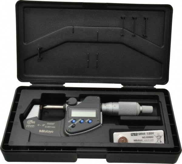 0.8000" Micrometer, 0.000150 in; 0.000150" accuracy - Mitutoyo 342-371-30