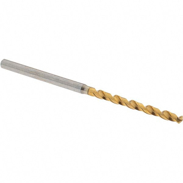 0.1000" Vanadium High Speed Steel Drill Bit, TiN, 130° point - OSG 8597254
