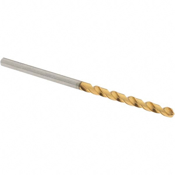 0.1173" Vanadium High Speed Steel Drill Bit, TiN, 130° point - OSG 8597298