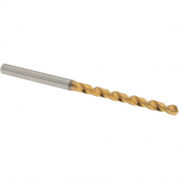 0.1331" Vanadium High Speed Steel Drill Bit, TiN, 130° point - OSG 8597338