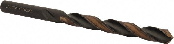 21/64" High Speed Steel Drill Bit, Oxide, 118° point - Michigan Drill 314 21/64