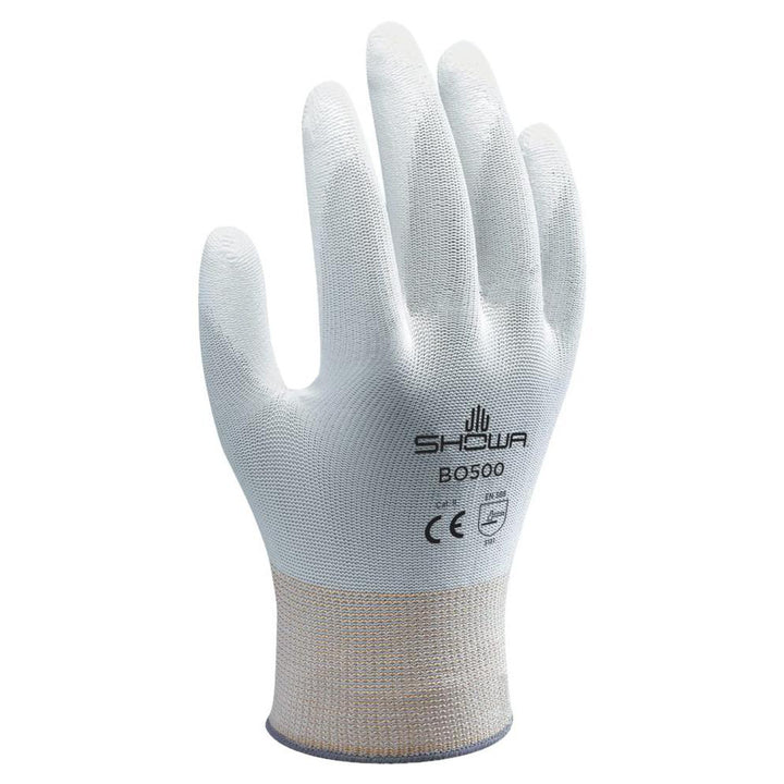 White General Purpose Gloves - SHOWA BO500W-M
