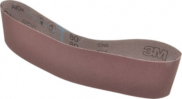 4 x 36" 80-Grit Aluminum Oxide Belt - 3M 7010516112