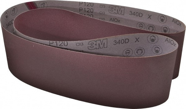 6 x 89" 120-Grit Aluminum Oxide Belt - 3M 7010360825