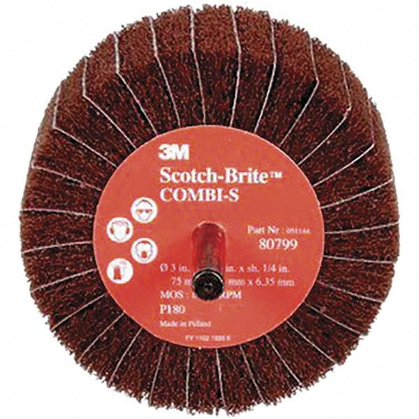 120-Grit Aluminum Oxide Flap Wheel - 3M 7100093994