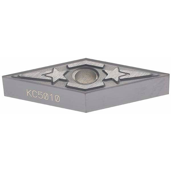V - Diamond (Rhombic) 35-Deg 3/8" IC Carbide Insert, Grade KC5010, TiAlN - Kennametal 1871288