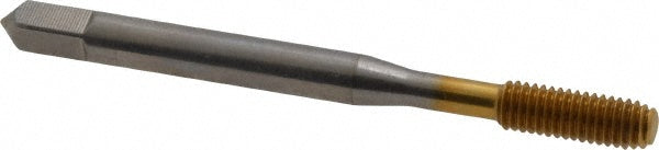 M5x0.8 Metric High-Speed Steel Tap, TiN - Balax 18144-01T