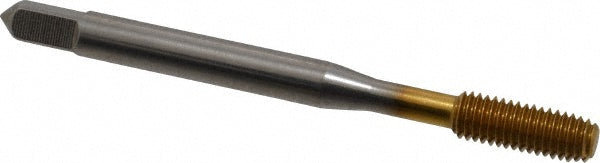M5x0.8 Metric High-Speed Steel Tap, TiN - Balax 18148-TIN