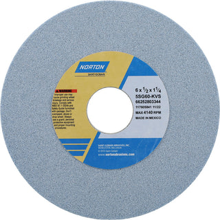 6 x 1/2" 60-Grit Ceramic Grinding & Cutoff Wheel - Norton 66252803344