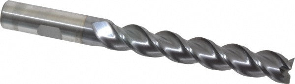 1/2" 3-Flute Powdered Metal Square End Mill, TiCN - Cleveland C40081