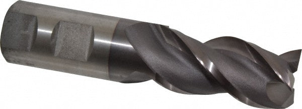 1" 3-Flute Powdered Metal Square End Mill, TiCN - Cleveland C40356