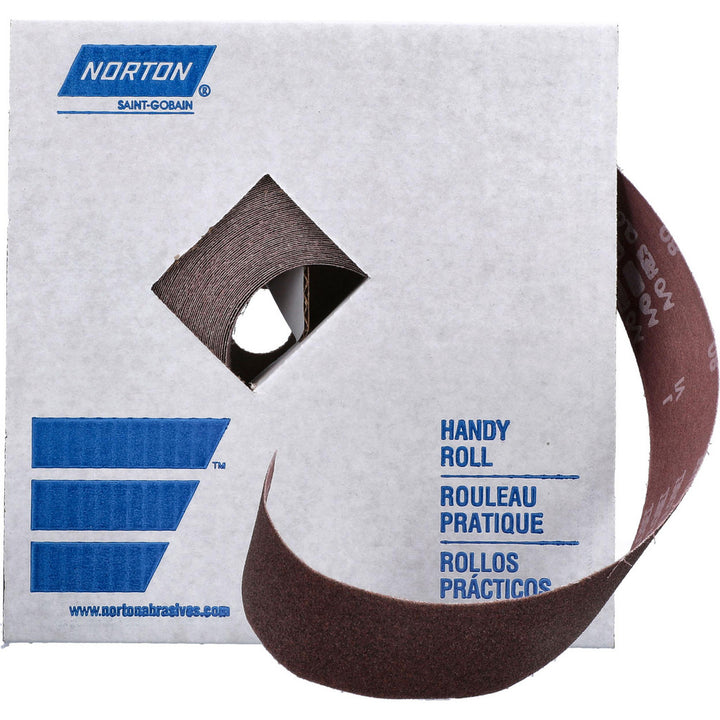 80-Grit Aluminum Oxide Rolls, Cords & Tape - Norton 66261126299