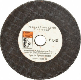 3 x 3/16" Aluminum Oxide Grinding & Cutoff Wheel - 3M 7100229883