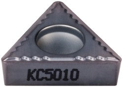 T - Triangle 3/8" IC Carbide Insert, Grade KC5010, TiAlN - Kennametal 1871200