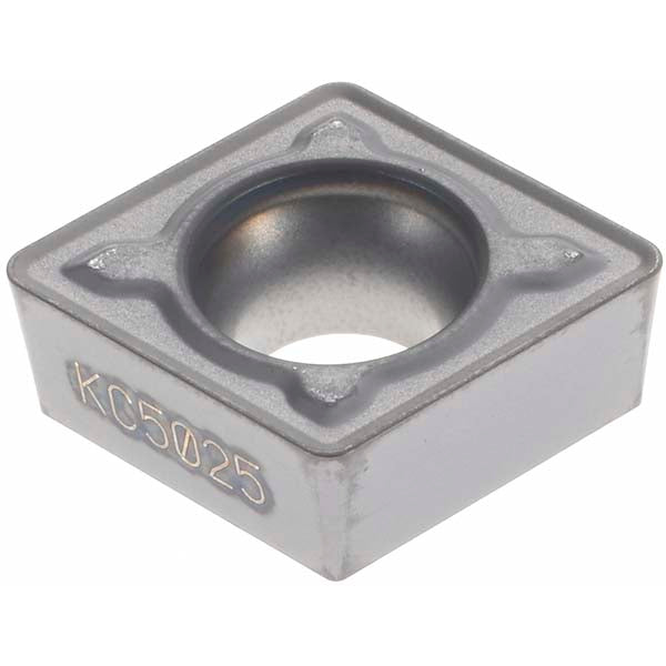 C - Diamond (Rhombic) 80-Deg 3/8" IC Carbide Insert, Grade KC5025, TiAlN - Kennametal 1984003