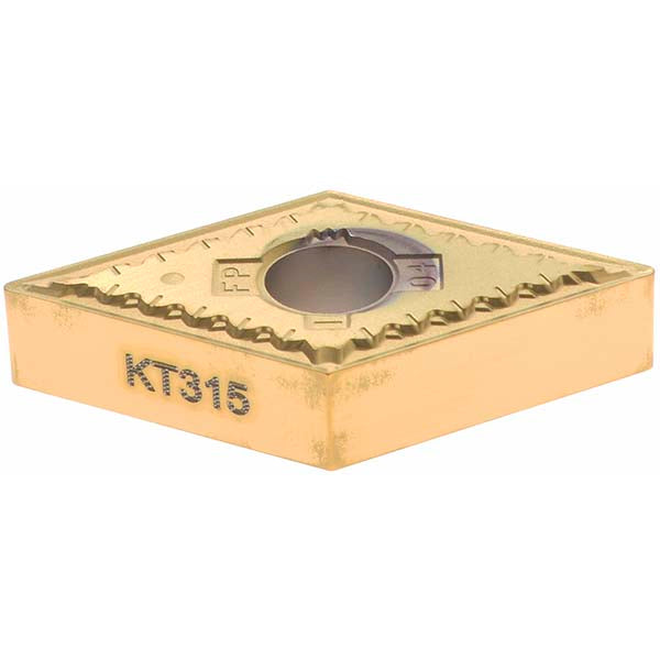 D - Diamond (Rhombic) 55-Deg 1/2" IC Cermet Insert, Grade KT315, TiN - Kennametal 1819335