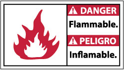 Danger - Flammable Sign - AccuformNMC DBA7R