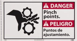 Danger - Pinch Points Sign - AccuformNMC DBA9P