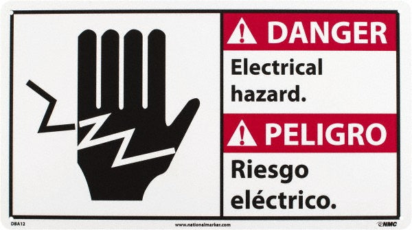 Danger - Electrical Hazard Sign - AccuformNMC DBA12R