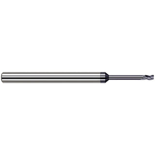 0.0250" 3-Flute Solid Carbide Corner Radius End Mill, AlTiN - Harvey Tool 54825-C6