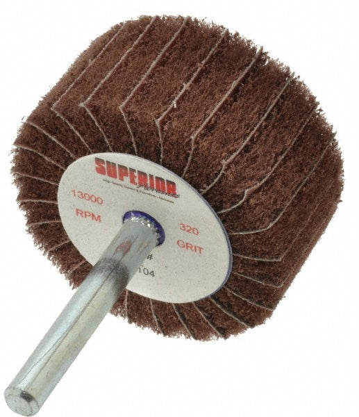 320-Grit Aluminum Oxide Flap Wheel - Superior Abrasives A008559