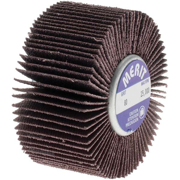 80-Grit Ceramic Alumina Flap Wheel - Merit Abrasives 08834133016