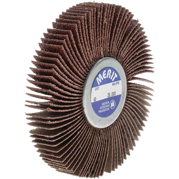 60-Grit Ceramic Alumina Flap Wheel - Merit Abrasives 08834135001