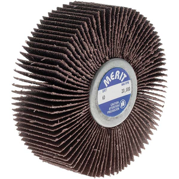 60-Grit Ceramic Alumina Flap Wheel - Merit Abrasives 08834135015