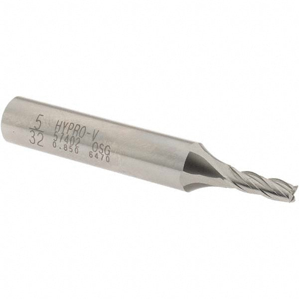 5/32" 4-Flute Vanadium High Speed Steel Square End Mill - OSG 5740200