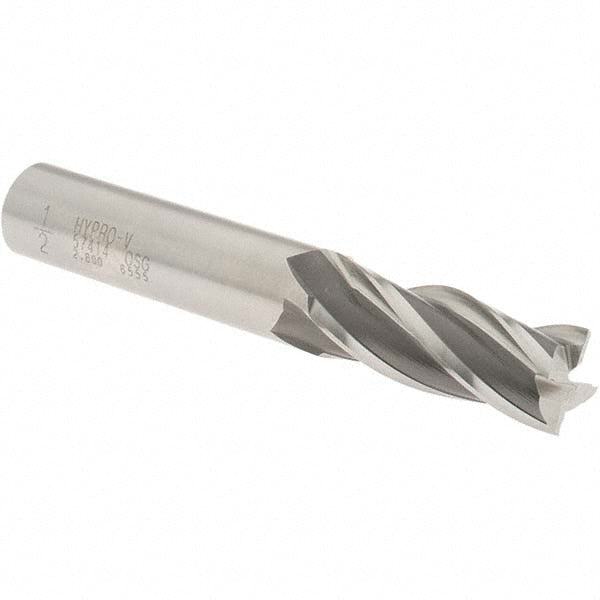 1/2" 4-Flute Vanadium High Speed Steel Square End Mill - OSG 5741400