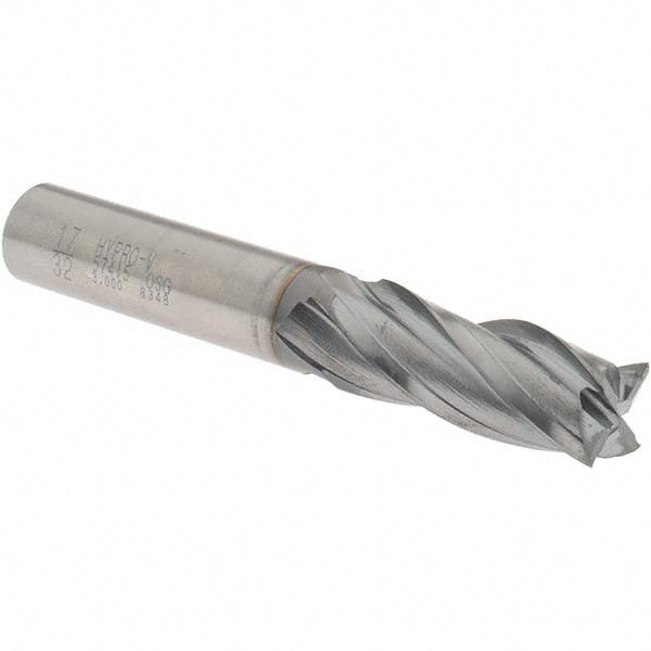 17/32" 4-Flute Cobalt M-35 (HSS-E) Square End Mill, TiCN - OSG 5741508